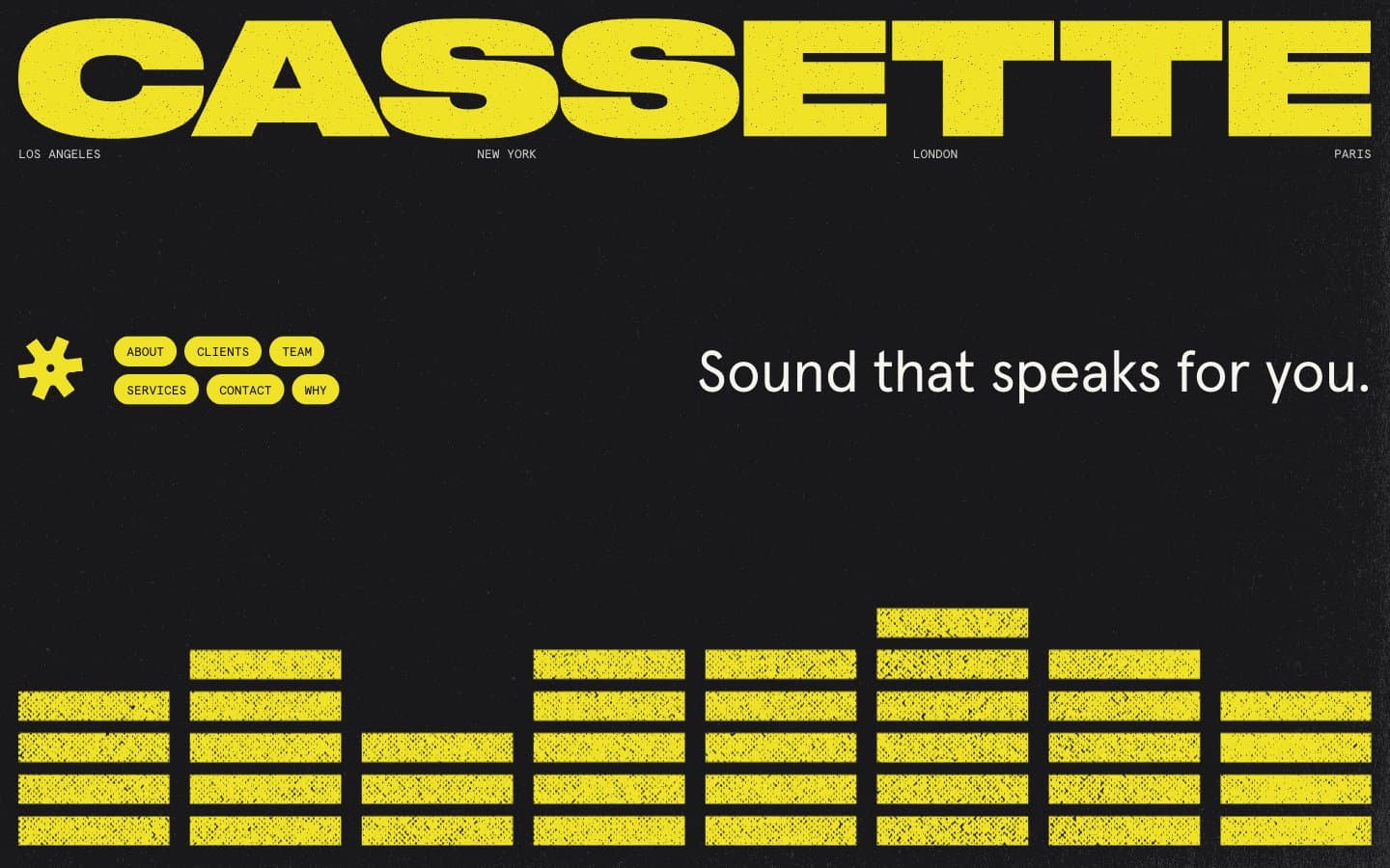 معاينة تصميم موقع Cassette