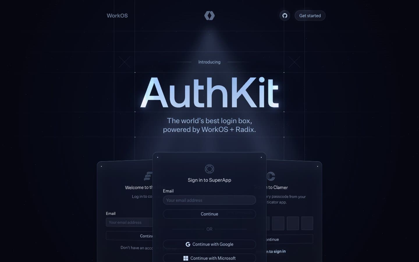 معاينة تصميم موقع Authkit