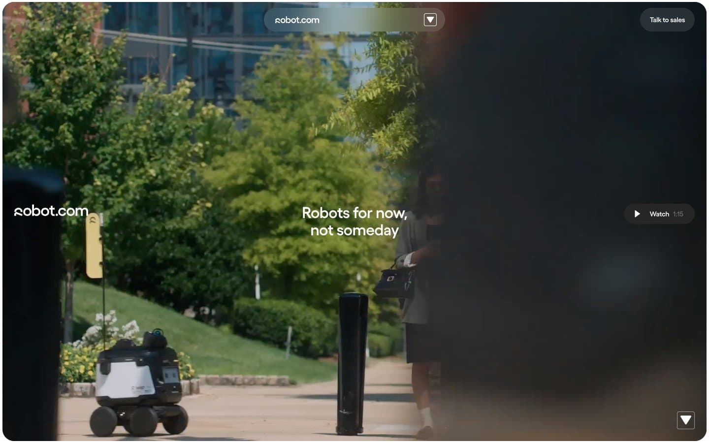 معاينة تصميم موقع robot.com