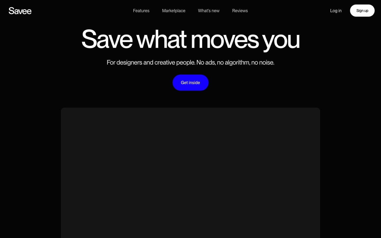 معاينة تصميم موقع Savee