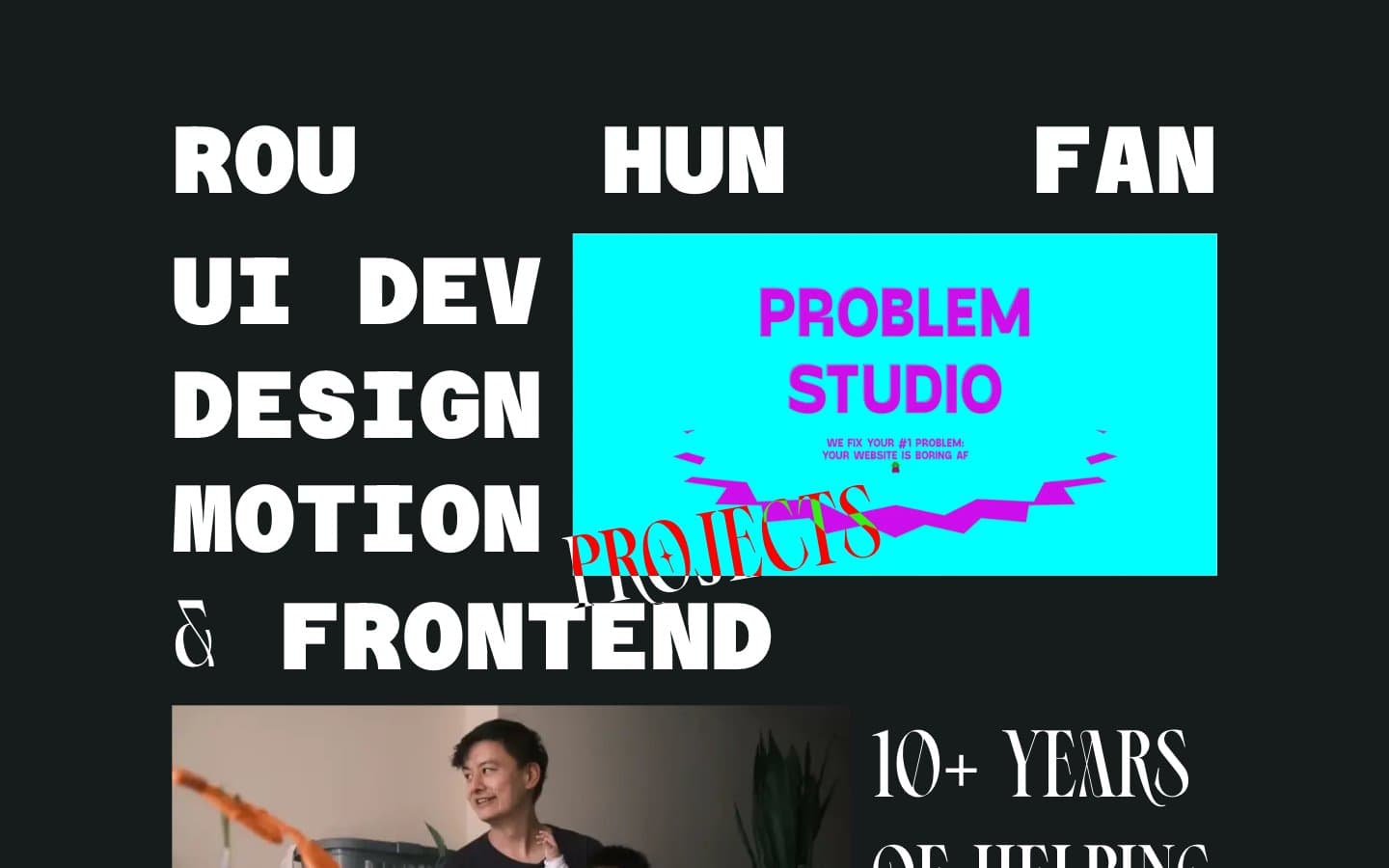 معاينة تصميم موقع Freelance frontend UI developer and designer, Rou Hun Fan