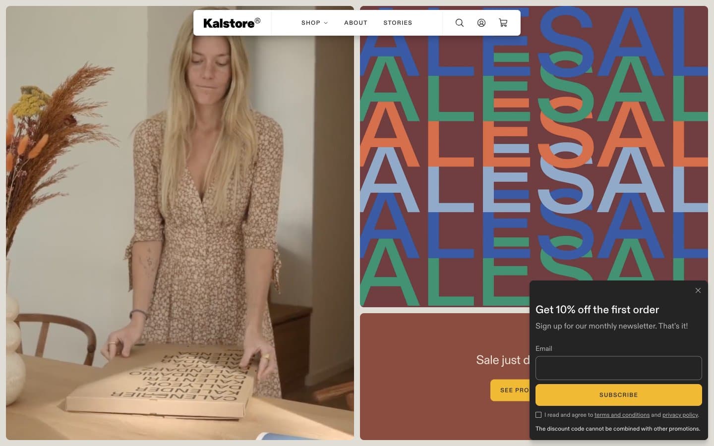 معاينة تصميم موقع Kalstore®