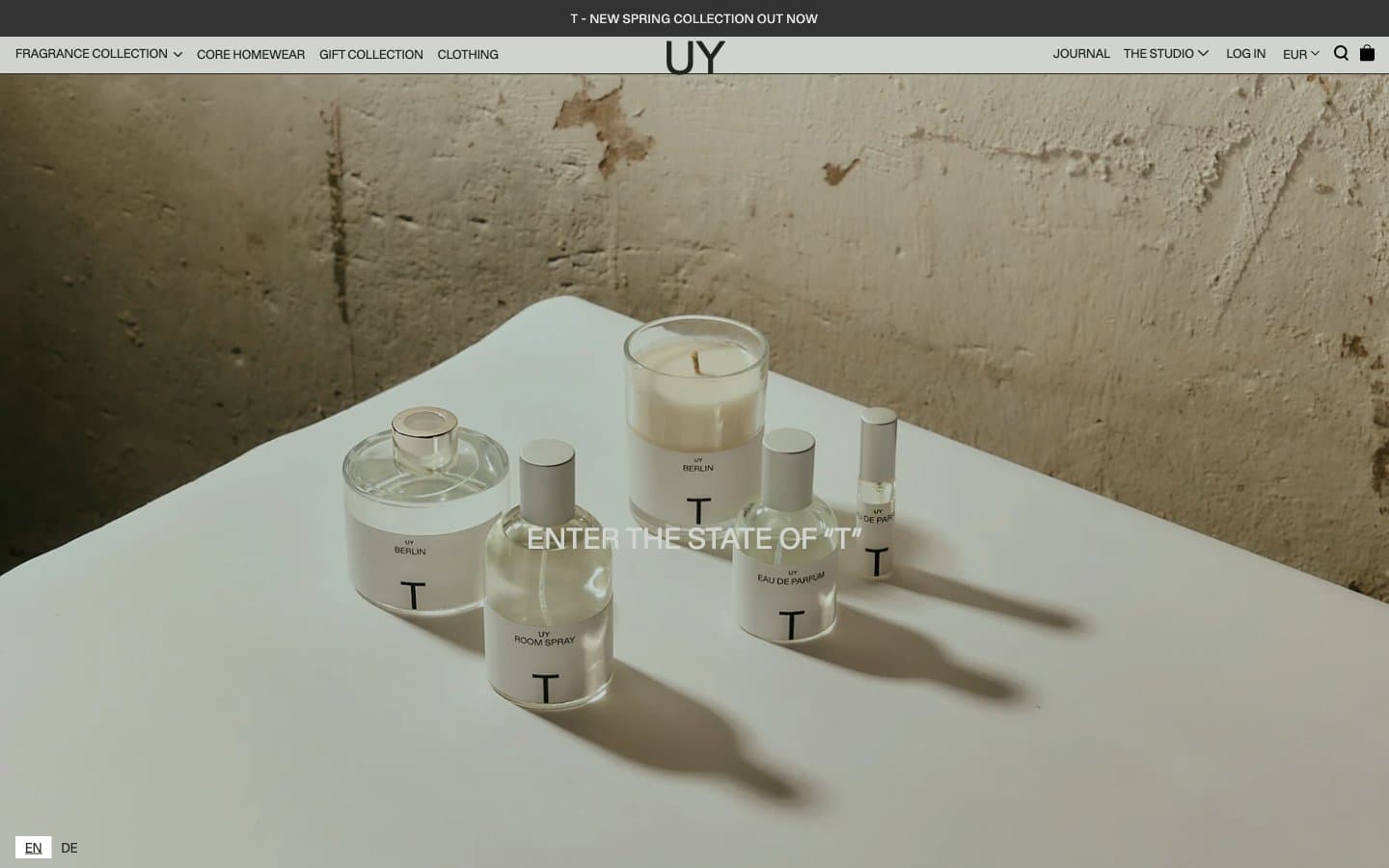 معاينة تصميم موقع UY Studio
