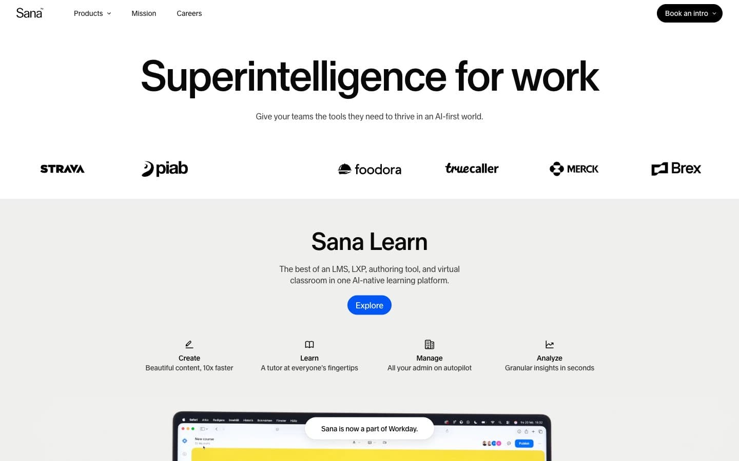 معاينة تصميم موقع Superintelligence for work